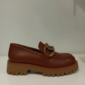 bruno premi chunky mocassin brown