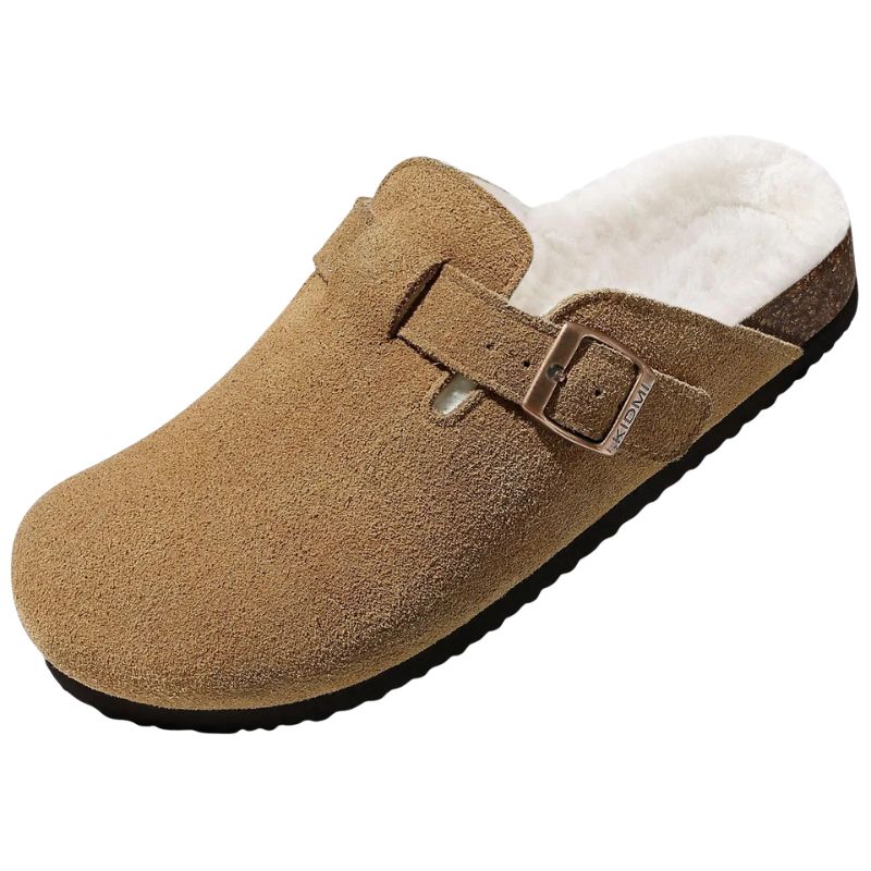 Mules Orthopédiques Femme En Daim Avec Boucle Réglable – Image 2