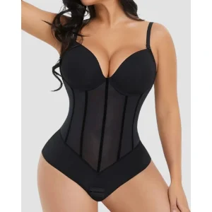 Bodysuit amincissant ventre plat – Gaine sculptante invisible pour silhouette affinée et taille marquée