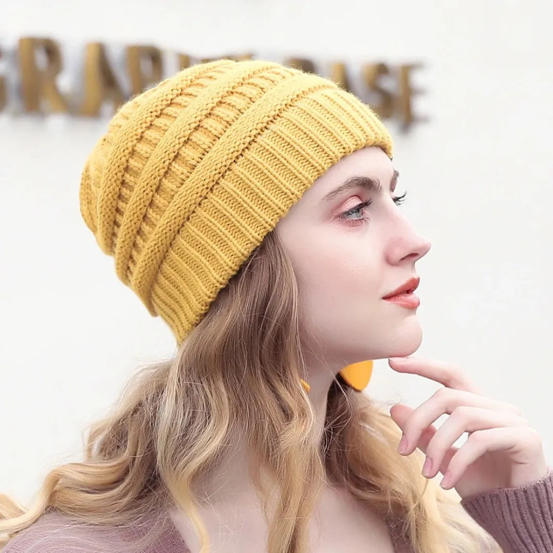 Bonnet en tricot femme – Chaud et stylé pour l’hiver – Look tendance et confort optimal