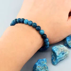 Bracelet apatite bleue Alba