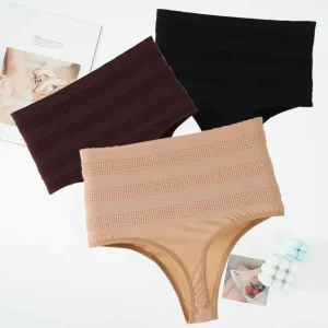 Culotte ventre plat​ – Taille haute, maintien ferme, effet lissant invisible sous vêtements