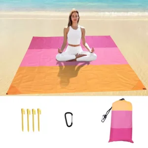 Drap de plage – XXL, ultra-absorbant et séchage rapide – Idéal été, mer et piscine
