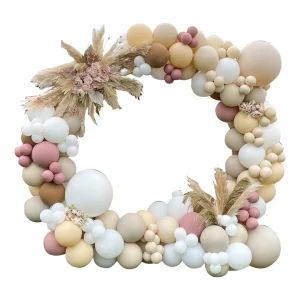 Kit décoration ballon pour jardin baptême – Ambiance féérique et festive en extérieur – Facile à installer, effet waouh garanti