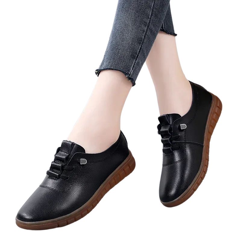 Mocassin Orthopédique Femme Confortable en Cuir – Image 7