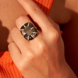 Bague Reem – Be Maad – Onyx Noir