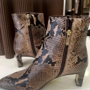 Bottines à talons python Parallele
