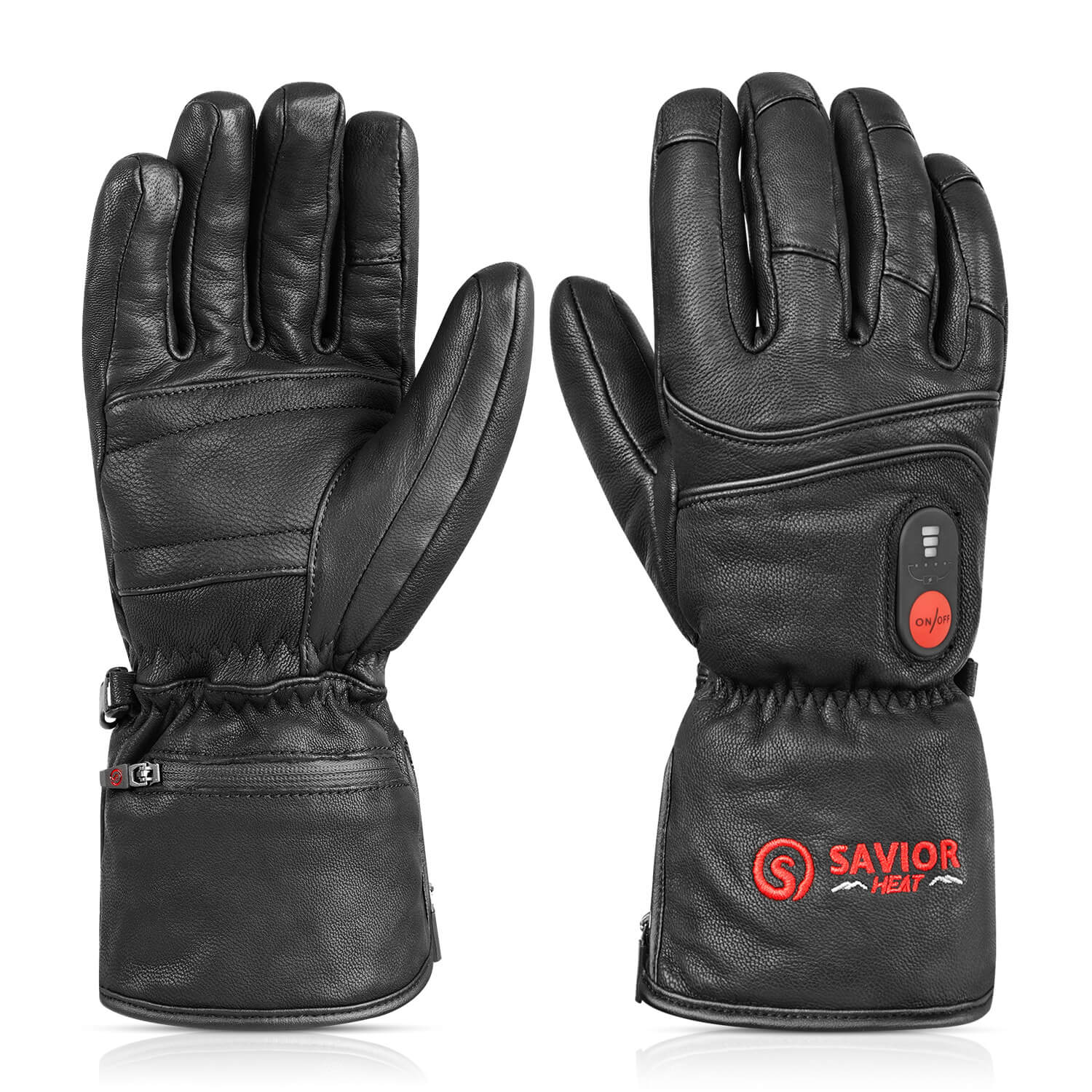 S06 Gants chauffants en cuir – Image 3