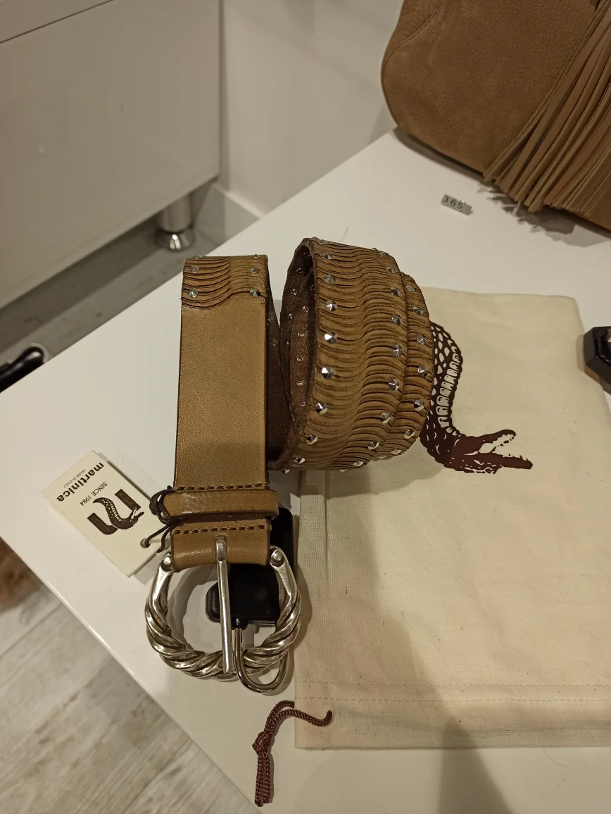 martinica ceintures rock cuir cloutées – Image 3