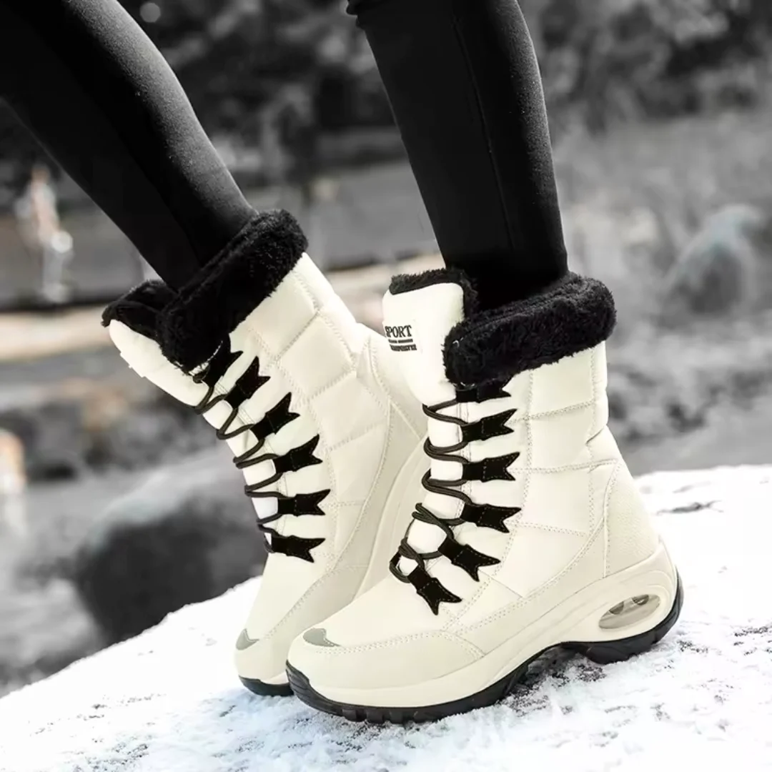 Bottes après ski femme – Chaudes, antidérapantes et imperméables pour pieds au sec tout l’hiver – Image 3