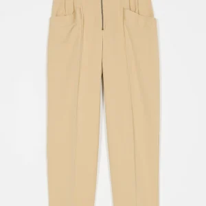 twinset milano pantalon droit sand un incontournable