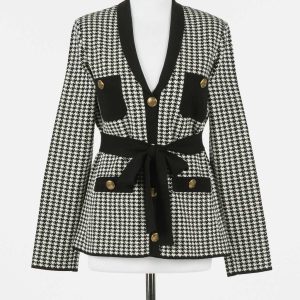 twinset veste pied de poule