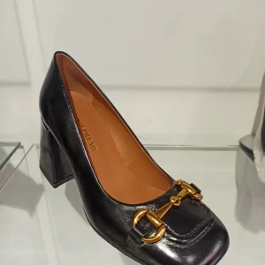 bruno premi mocassin noir à talon