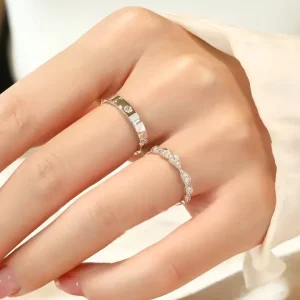 Bague de promesse couple