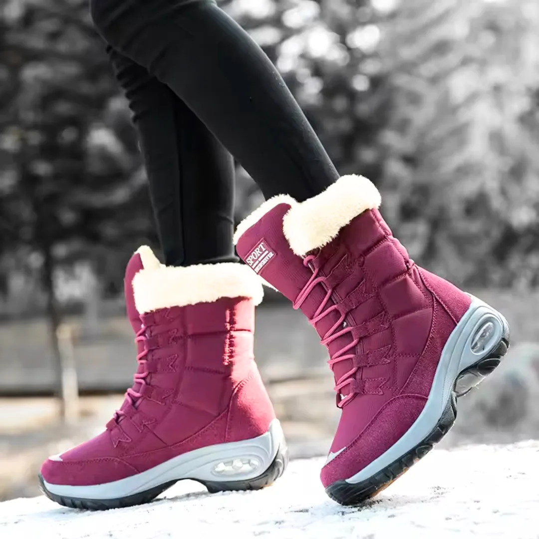 Bottes après ski femme – Chaudes, antidérapantes et imperméables pour pieds au sec tout l’hiver – Image 6