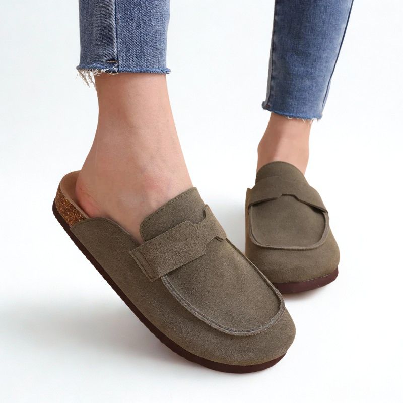 Sabot Orthopédique Femme Élégant en Suédine – Image 3