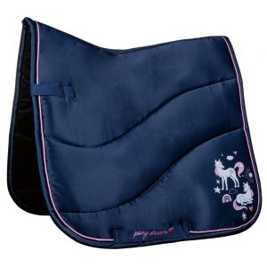 Tapis de Selle Poney HKM Dream Bleu Marine