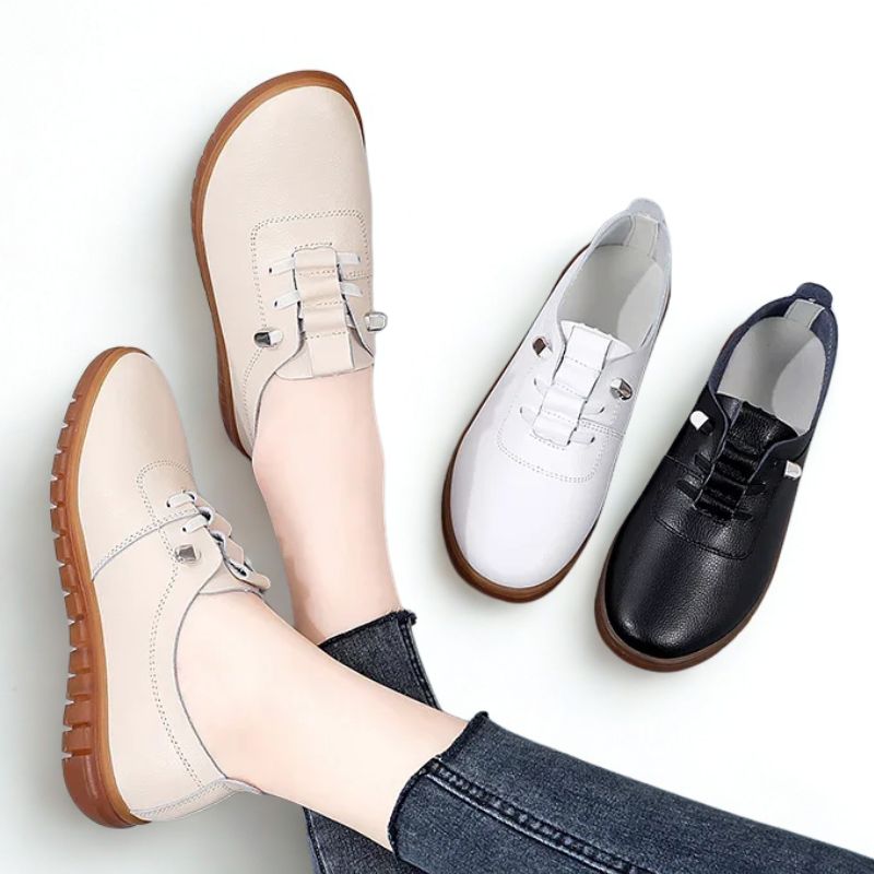 Mocassin Orthopédique Femme Confortable en Cuir – Image 6