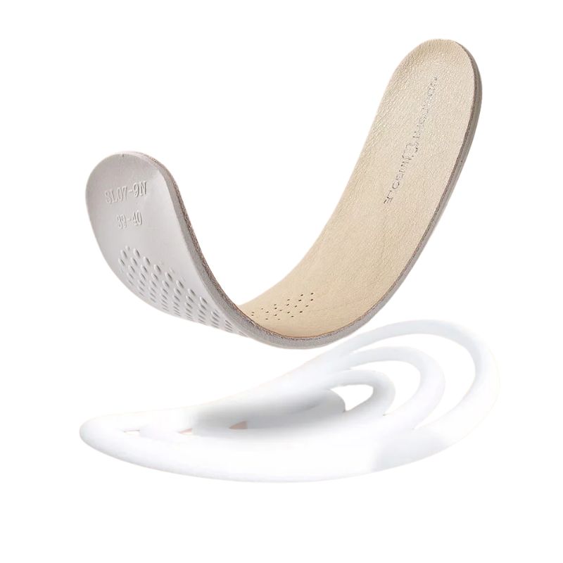 Semelle Orthopédique Pied Plat Amorti Cuir – Image 6