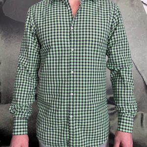 AGLINI – Chemise Carreaux Seersucker