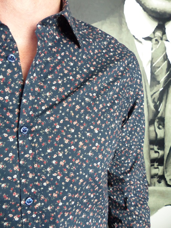 AGLINI – Chemise Liberty Marine – Image 4