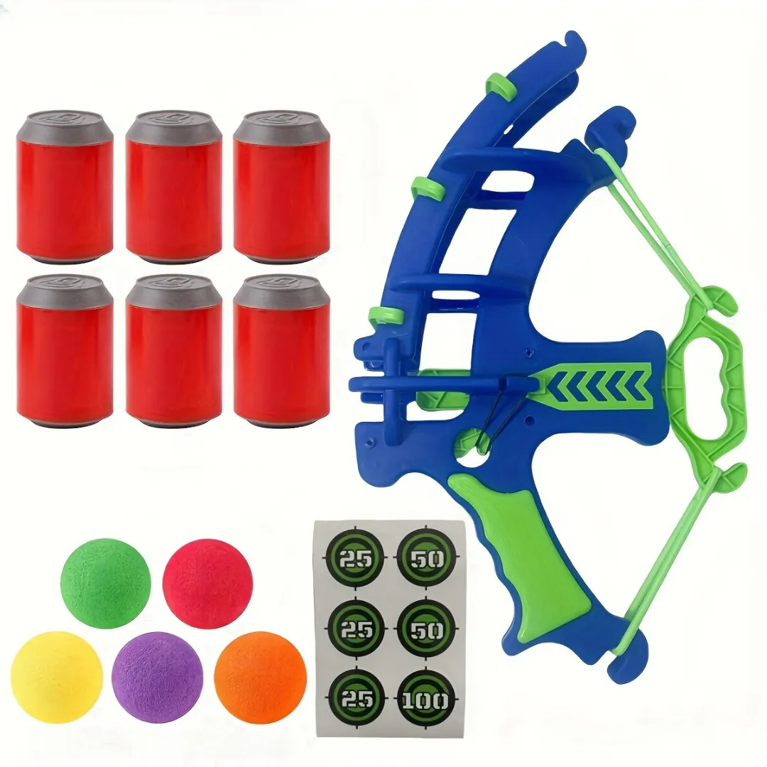 Arc lance-balles en mousse enfant – Jeu sécurisé et amusant pour développer l’adresse et la coordination – Image 7