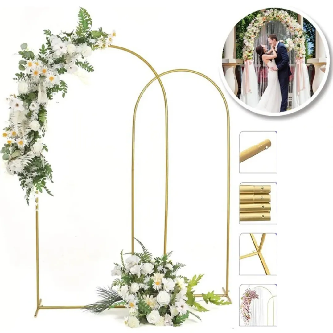 Arche métallique pliable pour décoration ballon – Parfaite pour fêtes et mariages – Facile à installer et réutilisable – Image 7