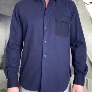 ASPESI – Chemise Bi Matière Marine