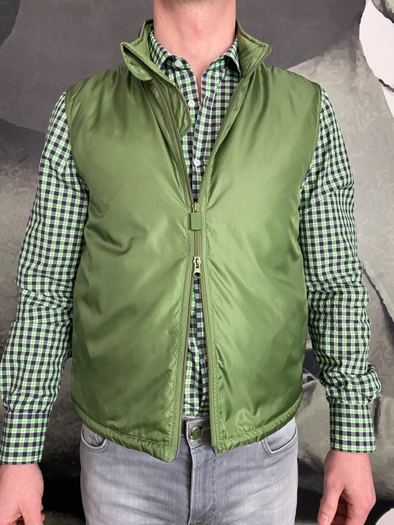 ASPESI – Gilet Sans Manches Vert – Image 3