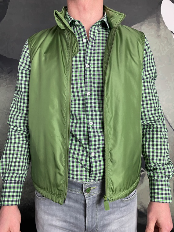 ASPESI – Gilet Sans Manches Vert – Image 4