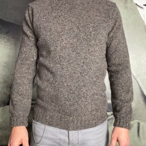 ASPESI – Pull Shetland Marron