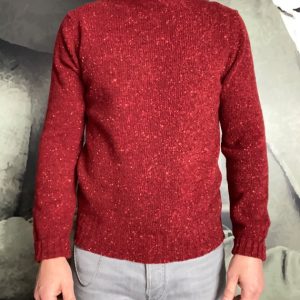 ASPESI – Pull Shetland Rouge