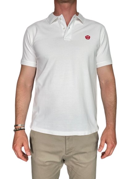 ASPESI – Polo Maille Piquée Blanche – Image 7