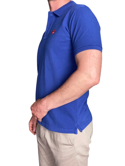 ASPESI – Polo Maille Piquée Bleu Electrique – Image 5