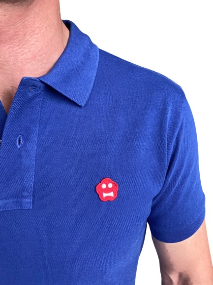 ASPESI – Polo Maille Piquée Bleu Electrique – Image 6