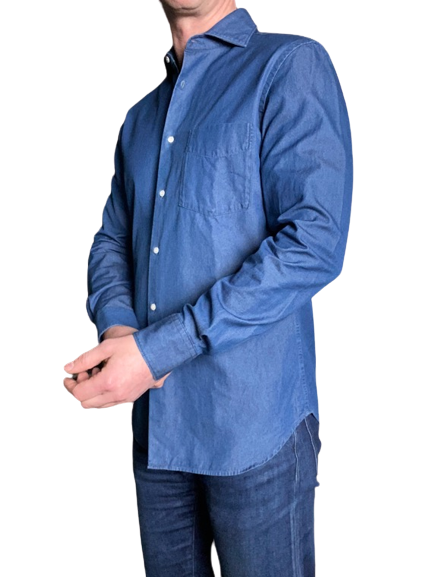 ASPESI – Chemise Denim Indigo – Image 5