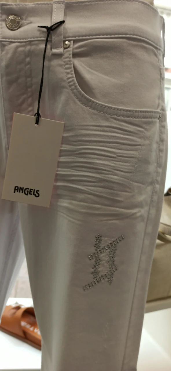 angels jeans boyfriend blanc ou bleu – Image 3