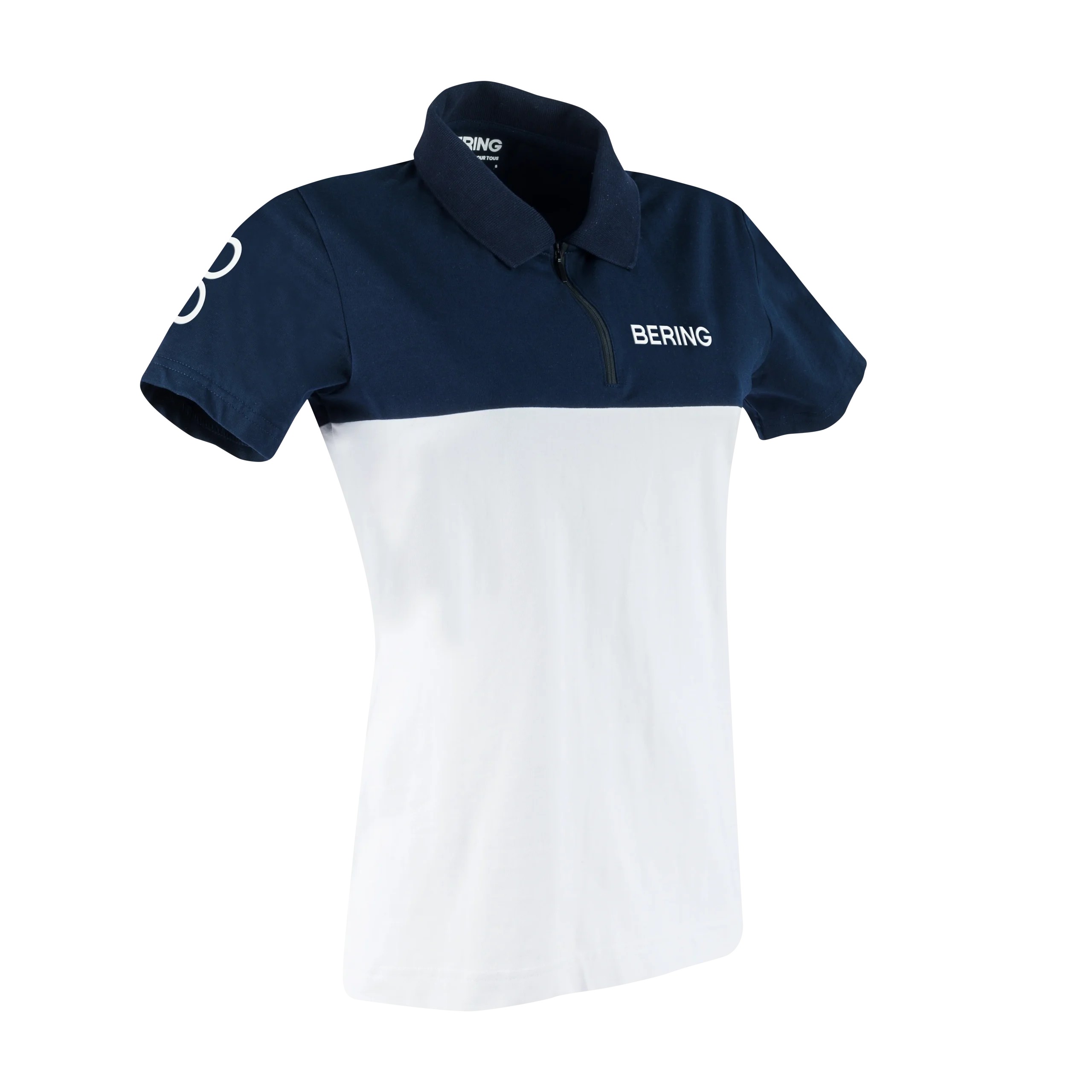 Lady Polo BERING 2023 Blanc/Marine