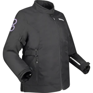 LADY PAMELA QUEEN SIZE Noir/Lilas