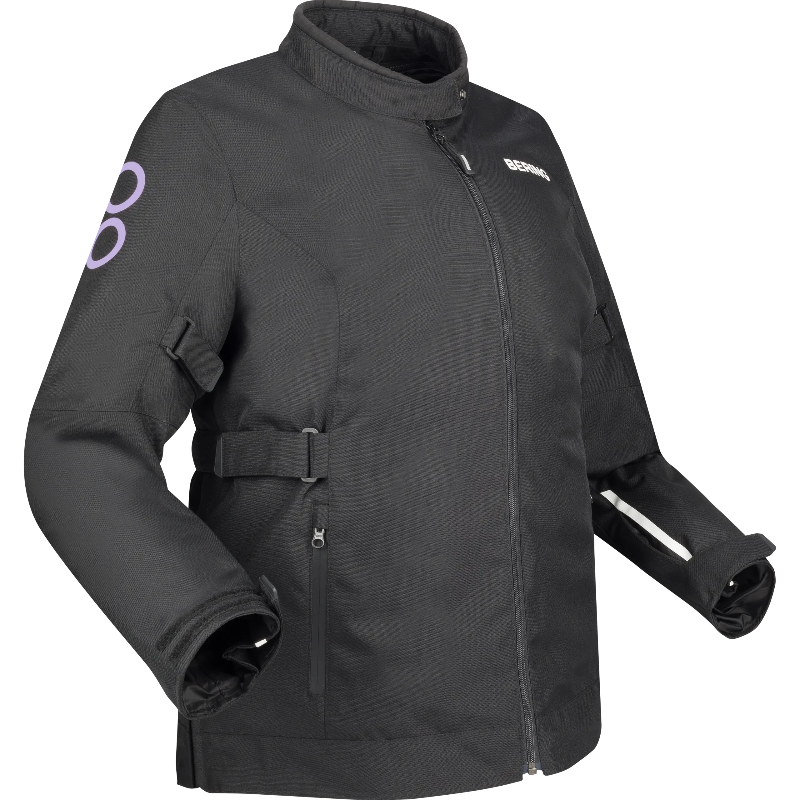 LADY PAMELA QUEEN SIZE Noir/Lilas – Image 2