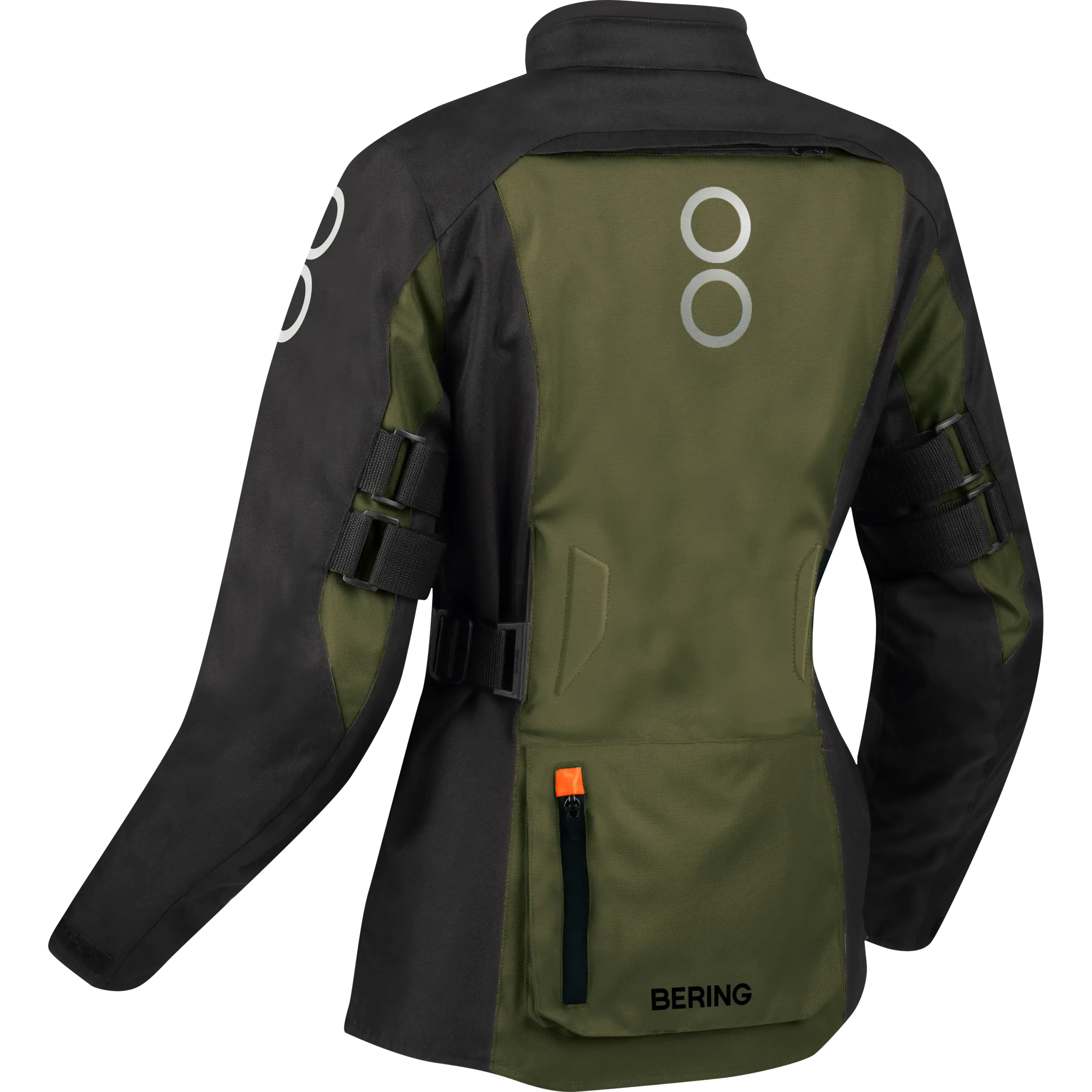 LADY ZEPHYR Noir/Kaki/Orange – Image 3