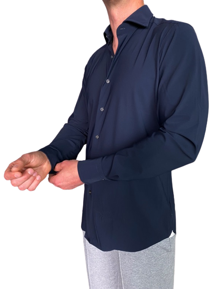 BAGUTTA – Chemise Technique Marine – Image 5