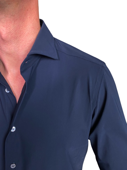 BAGUTTA – Chemise Technique Marine – Image 6