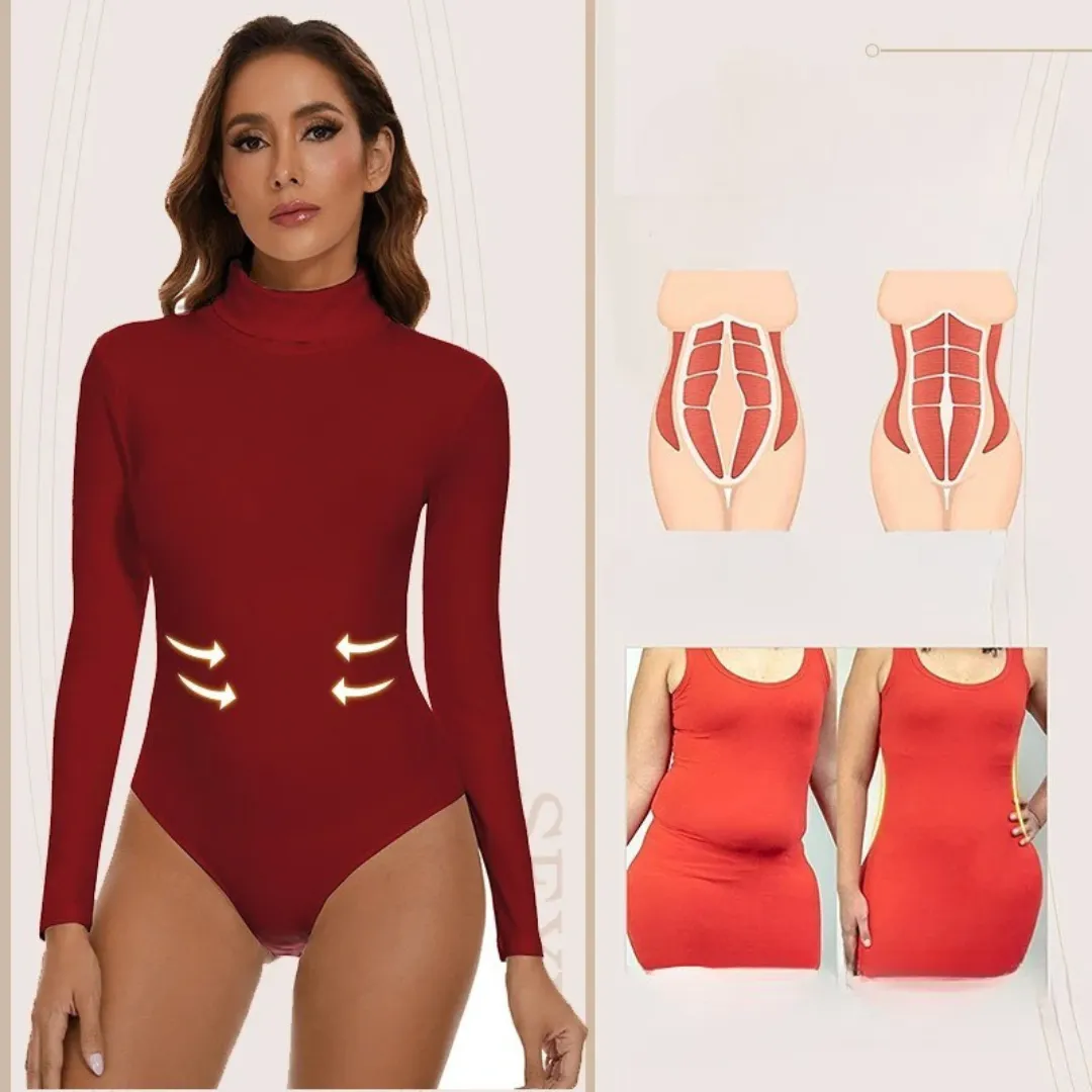 Body gaignant à col montant – Affine la silhouette instantanément – Effet ventre plat et maintien parfait – Image 5