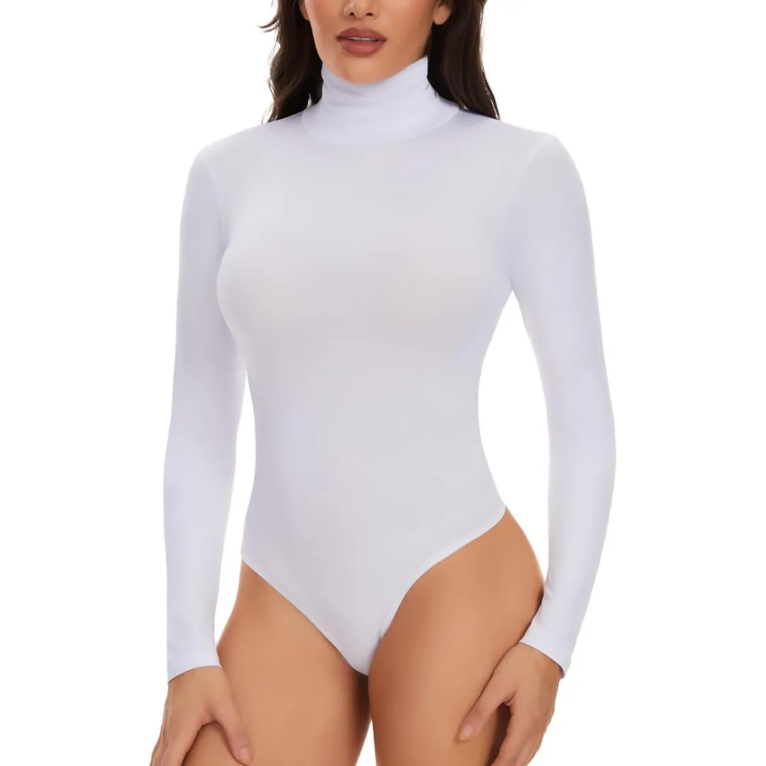 Body gaignant à col montant – Affine la silhouette instantanément – Effet ventre plat et maintien parfait – Image 3