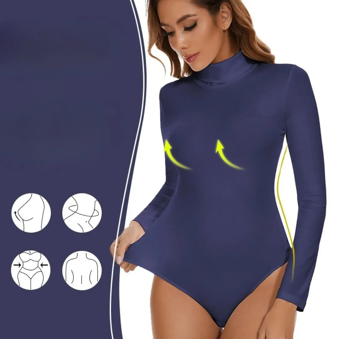 Body gaignant à col montant – Affine la silhouette instantanément – Effet ventre plat et maintien parfait – Image 8