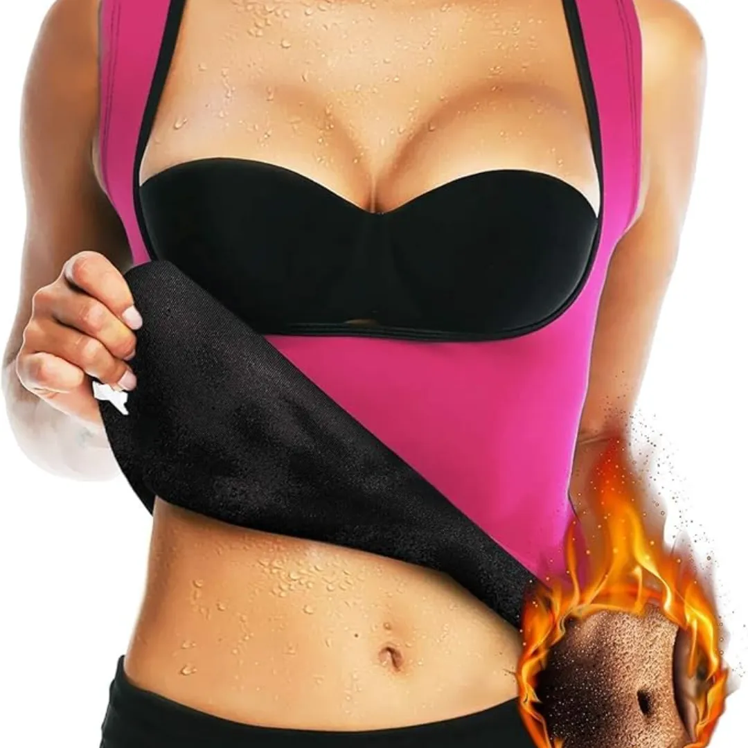 Débardeur de sudation femme – Affine la silhouette, brûle les graisses, idéal pour sport et fitness – Image 3