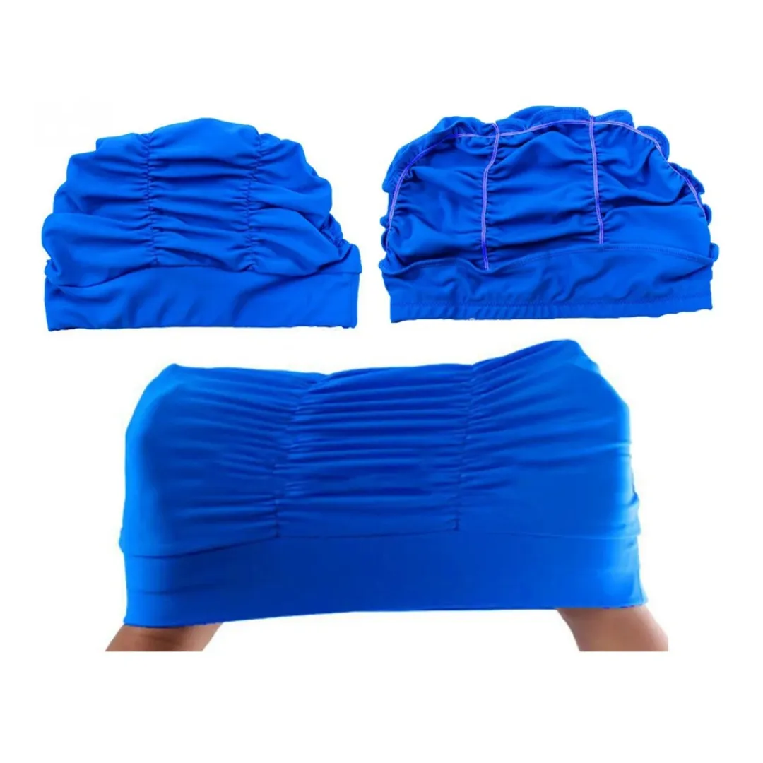 Bonnet de piscine femme – Anti-glisse élégant waterproof – Protège les cheveux avec style – Image 5