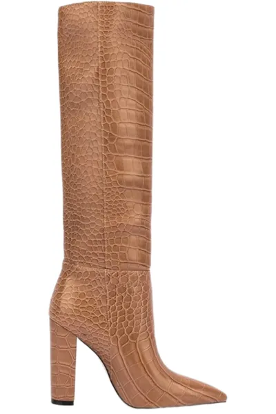 Marron 40-43 Bottes italienne femme cuir