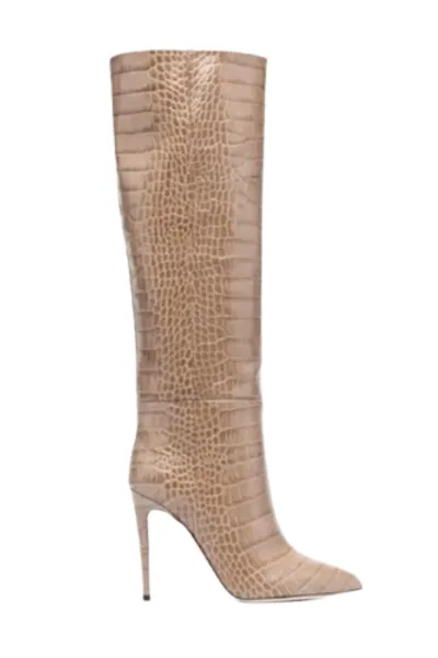 Marron 40-43 Bottes italienne femme cuir – Image 3